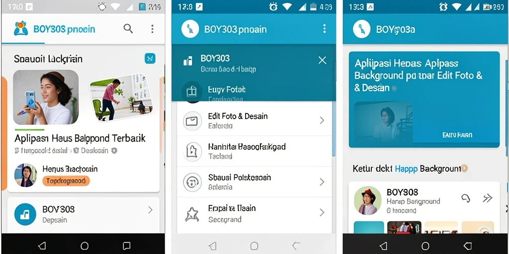 Screenshot utama BOY303 menampilkan proses penghapusan latar belakang gambar.
