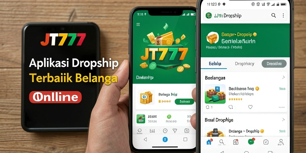 Antarmuka aplikasi JT777 yang memudahkan pengguna dalam berbelanja.