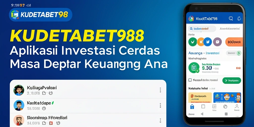 Antarmuka KUDETABET98 menampilkan dashboard investasi yang jelas dan terorganisir.