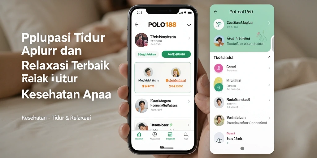 Antarmuka POLO188 yang memudahkan pengguna dalam menikmati tidur dan relaksasi.
