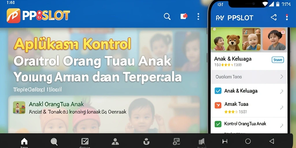 Tampilan antarmuka aplikasi PP8SLOT untuk kontrol orang tua yang intuitif.